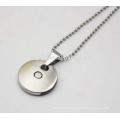 Collier Yin et Yang en acier inoxydable Tai Chi Bio